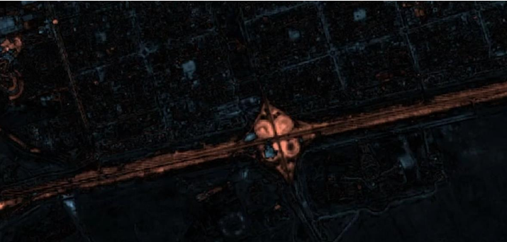 Satellite view used for MADAR built-up area change detection